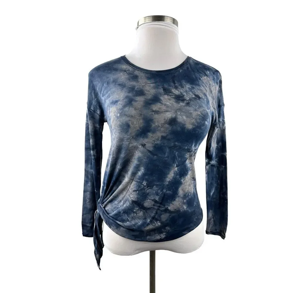 Lululemon To The Point Long Sleeve Top Size 4 Tie Dye Lightweight Active Lounge - Picture 2 of 16